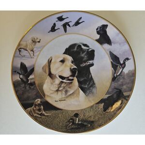 Royal Doulton "Lab Partners" Fine Bone China Plate by Nigel Hemming
